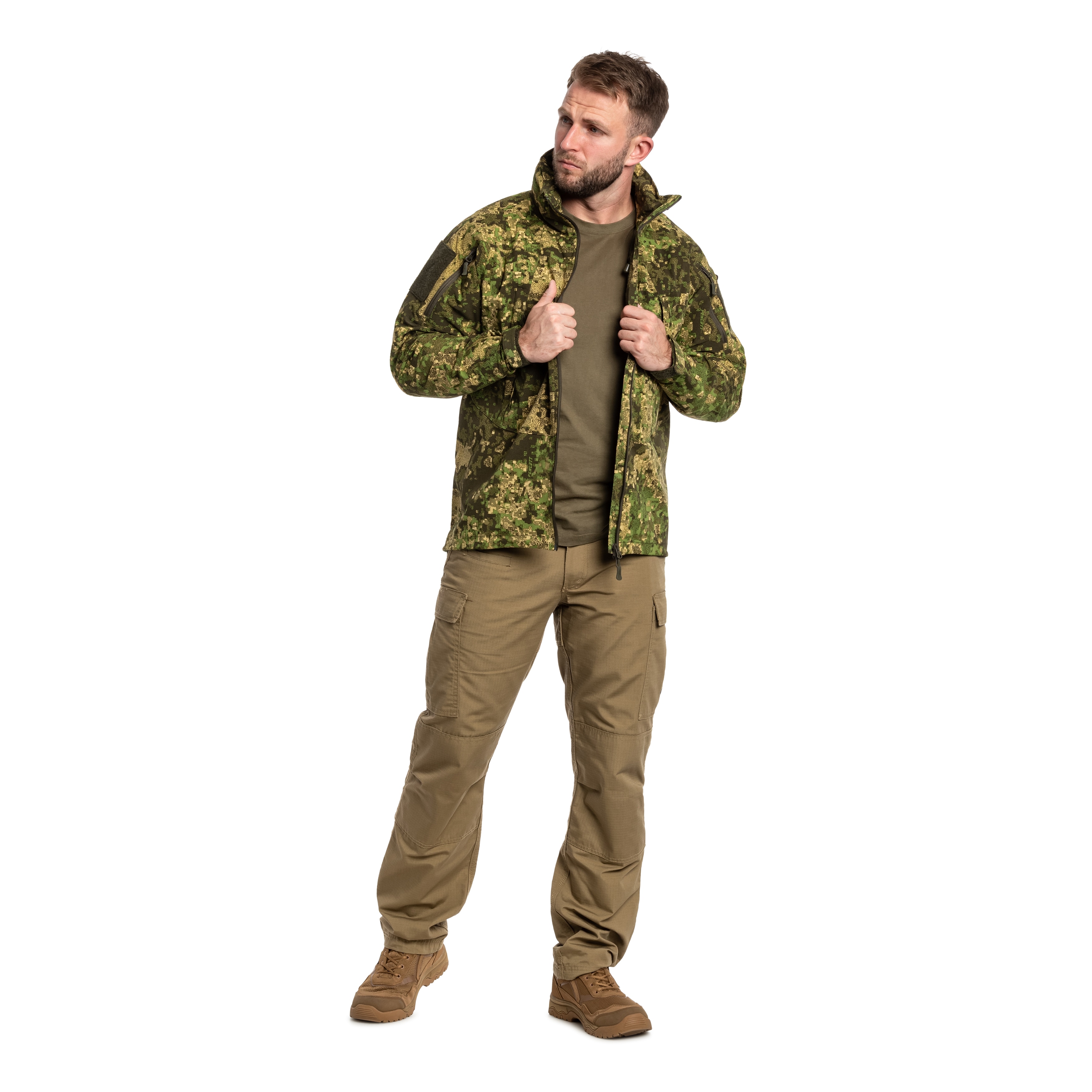 Veste Trooper StormStretch Softshell MK2 Helikon-Tex - Pencott Wildwood