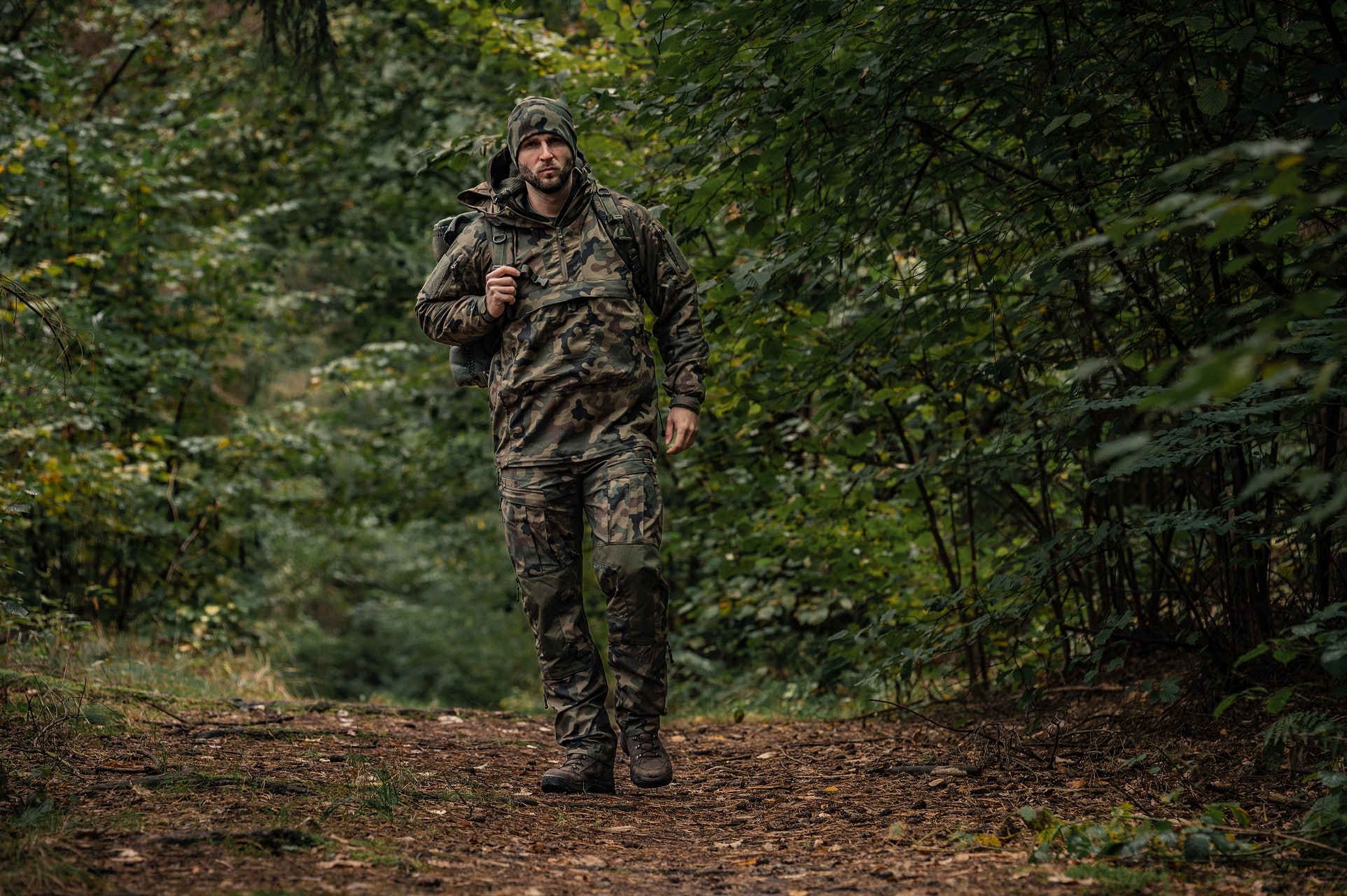 Veste Anorak Tracer PolyCotton Stretch Rip-Stop Helikon-Tex - wz.93 Pantera PL Woodland