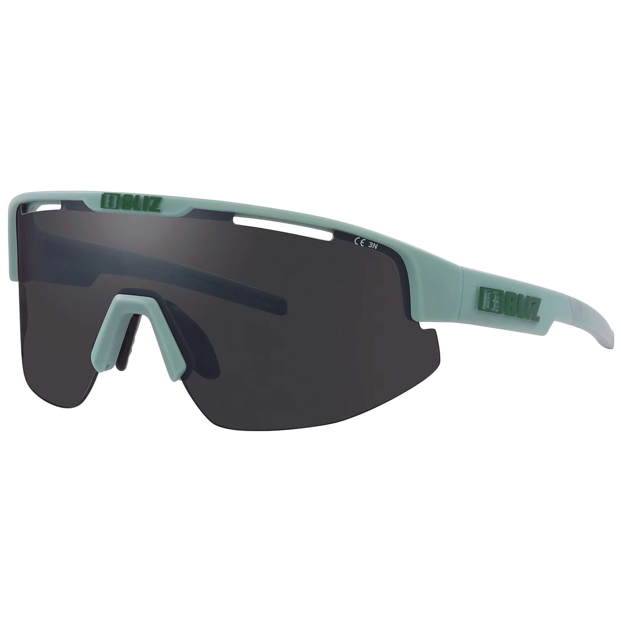 Lunettes de soleil Matrix Small Nano Optics Bliz - Matte Green/Smoke Mirror Silver