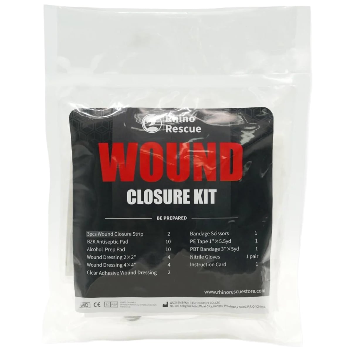 Kit de traitement des plaies Wound Closure Kit Rhino Rescue