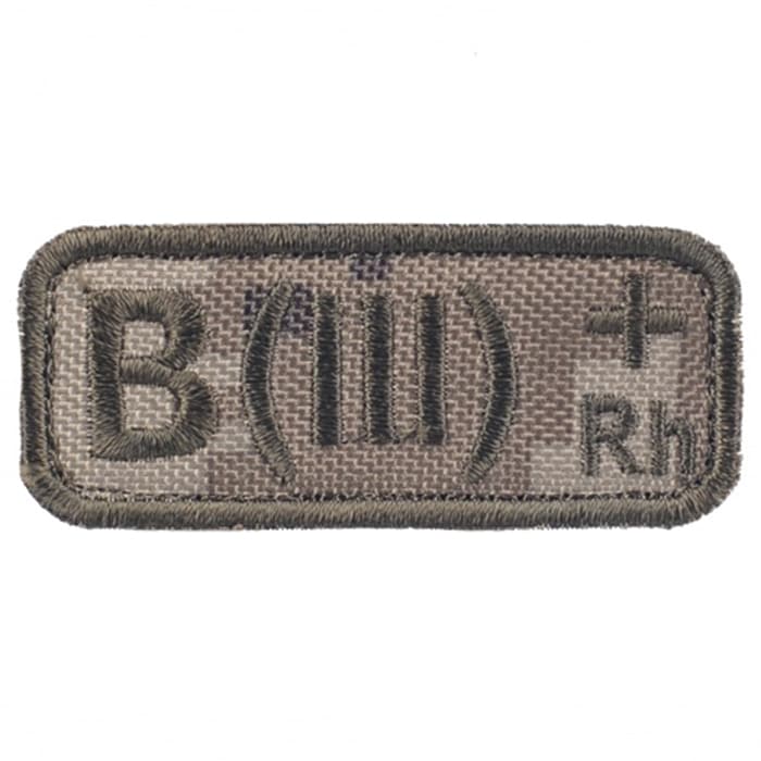 Patch de groupe sanguin B (III) Rh+ - MM14 M-Tac 