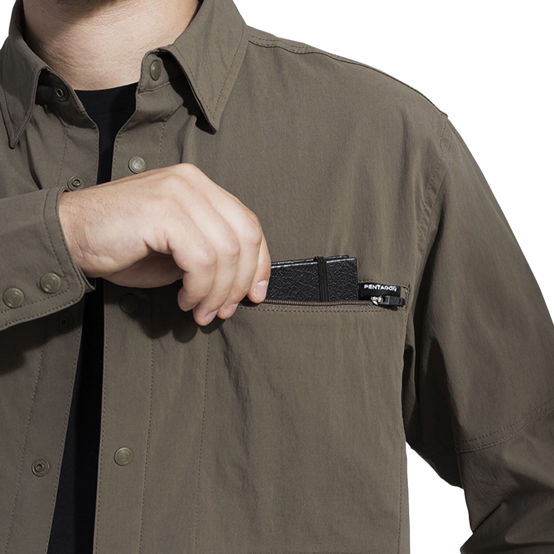 Chemise Wayne Sunproof Long Sleeve Pentagon - RAL 7013