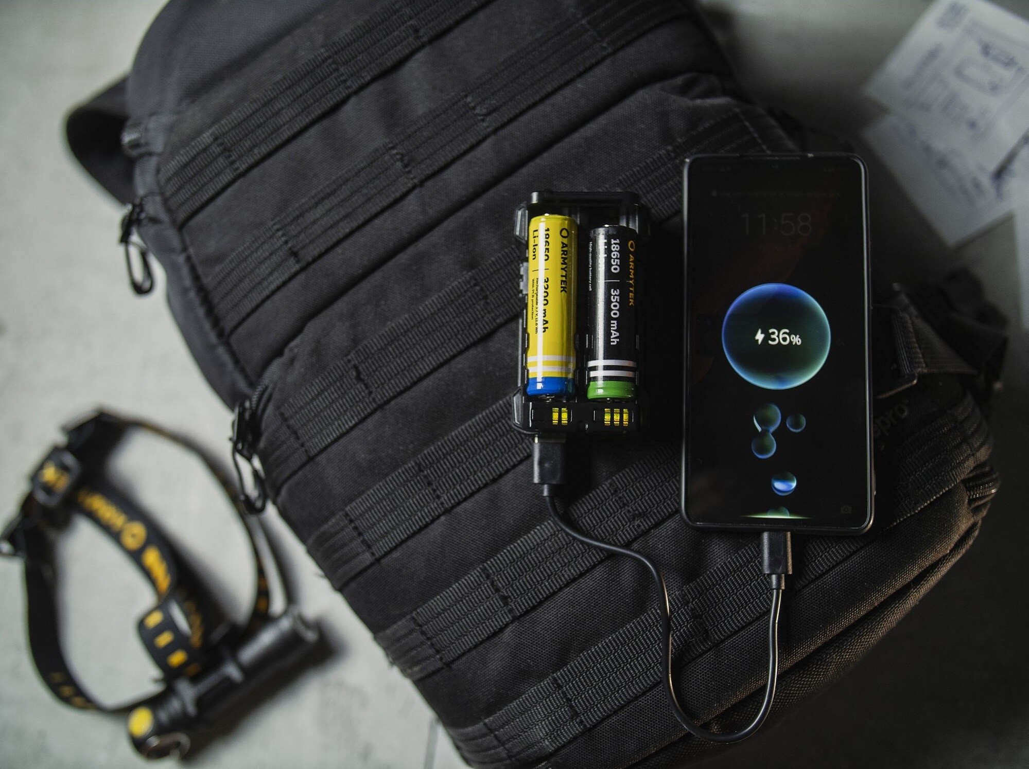 Chargeur Handy C2 Pro Armytek - Black