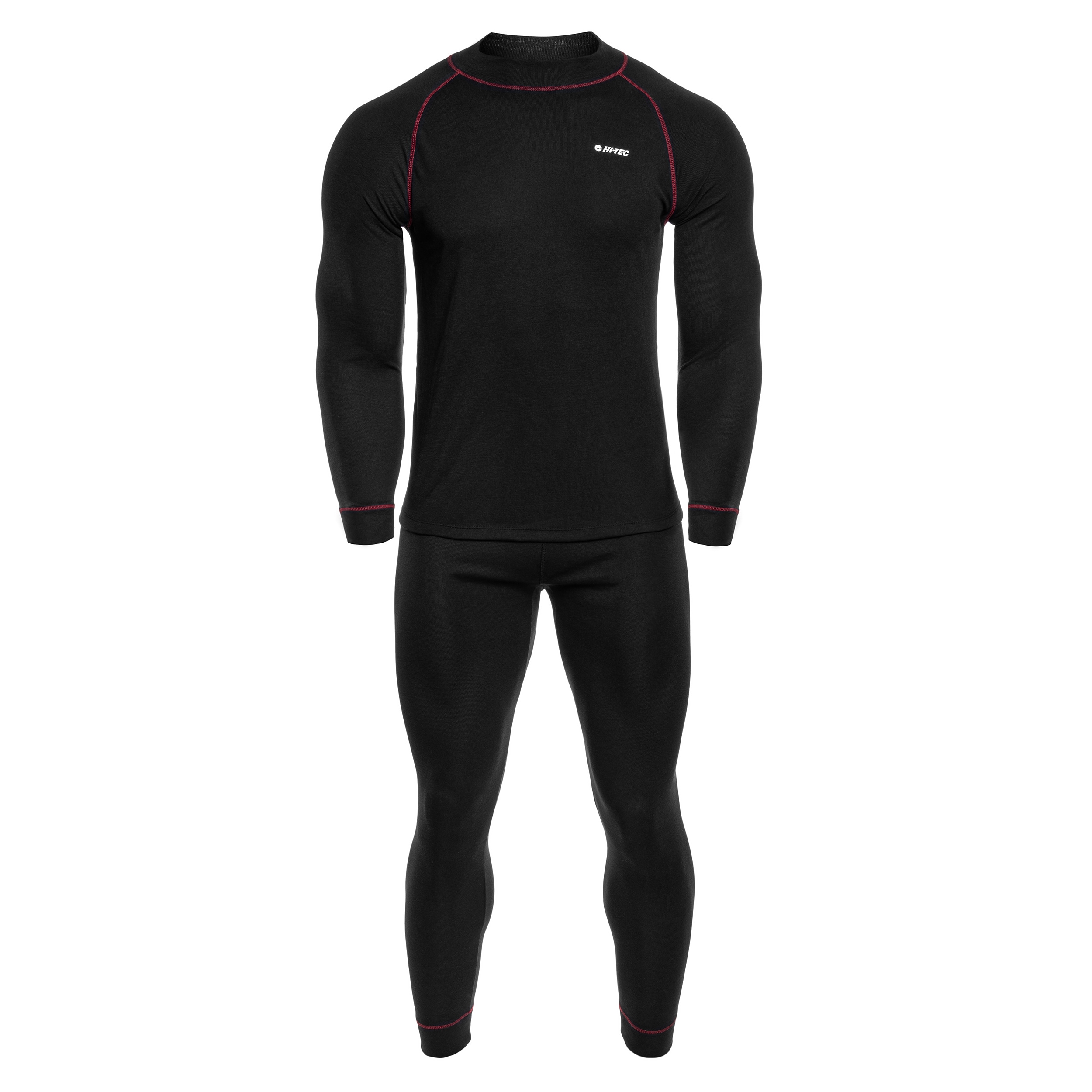 Sous-vêtements thermoactifs Sorin Set Hi-Tec - Black/Merlot