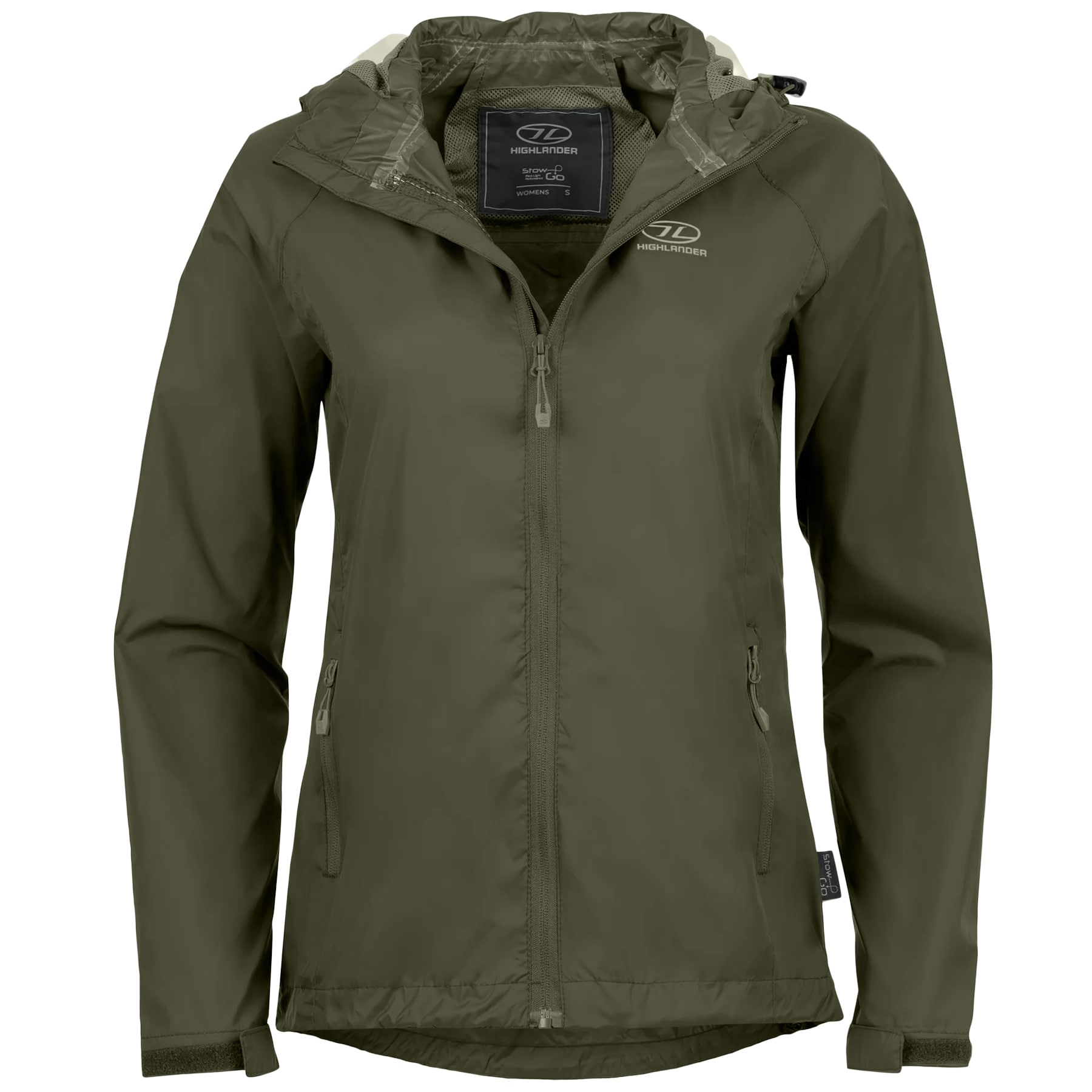 Veste Outdoor Stow & Go Pack Away Highlander - Olive Green