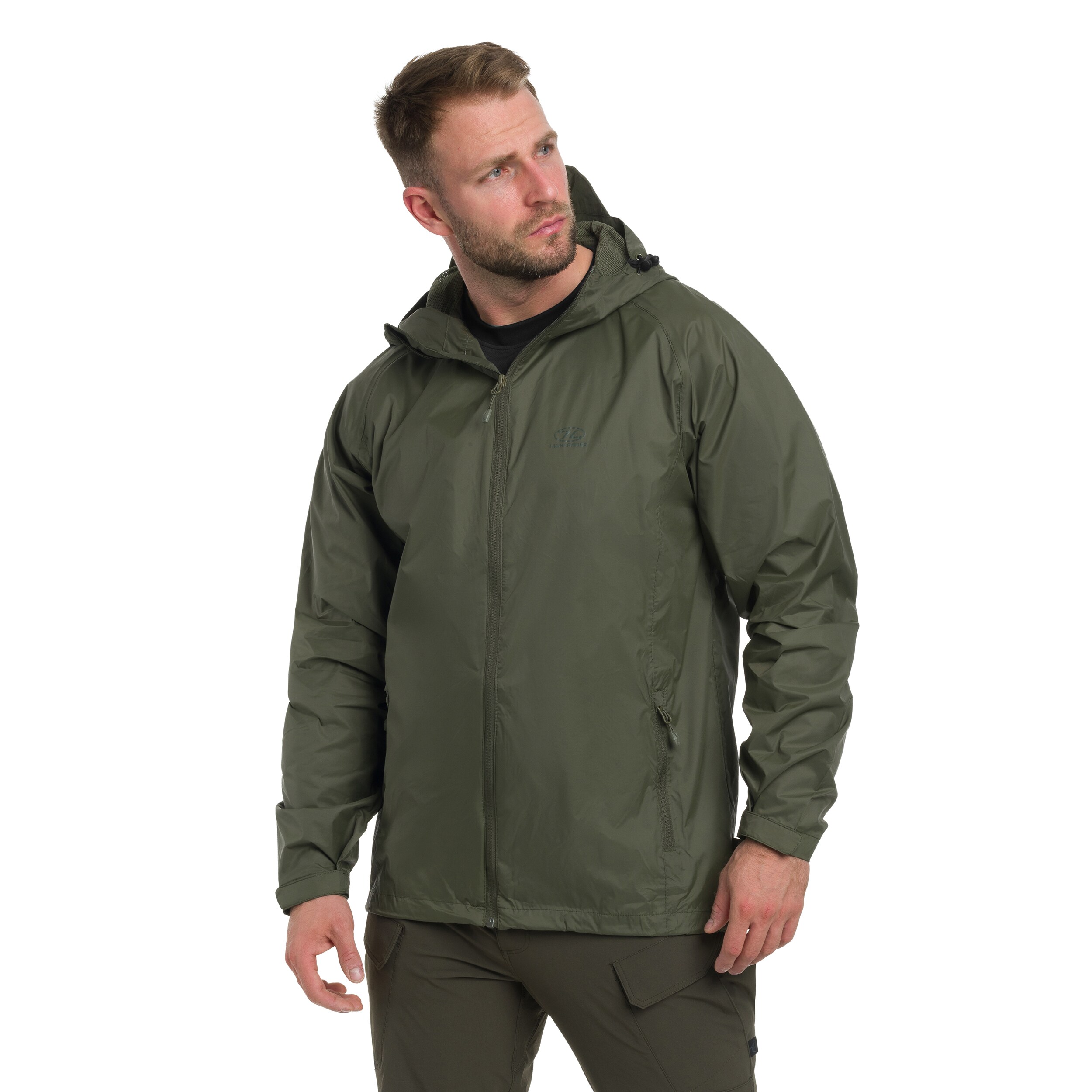 Veste Outdoor Stow & Go Pack Away Highlander - Olive Green