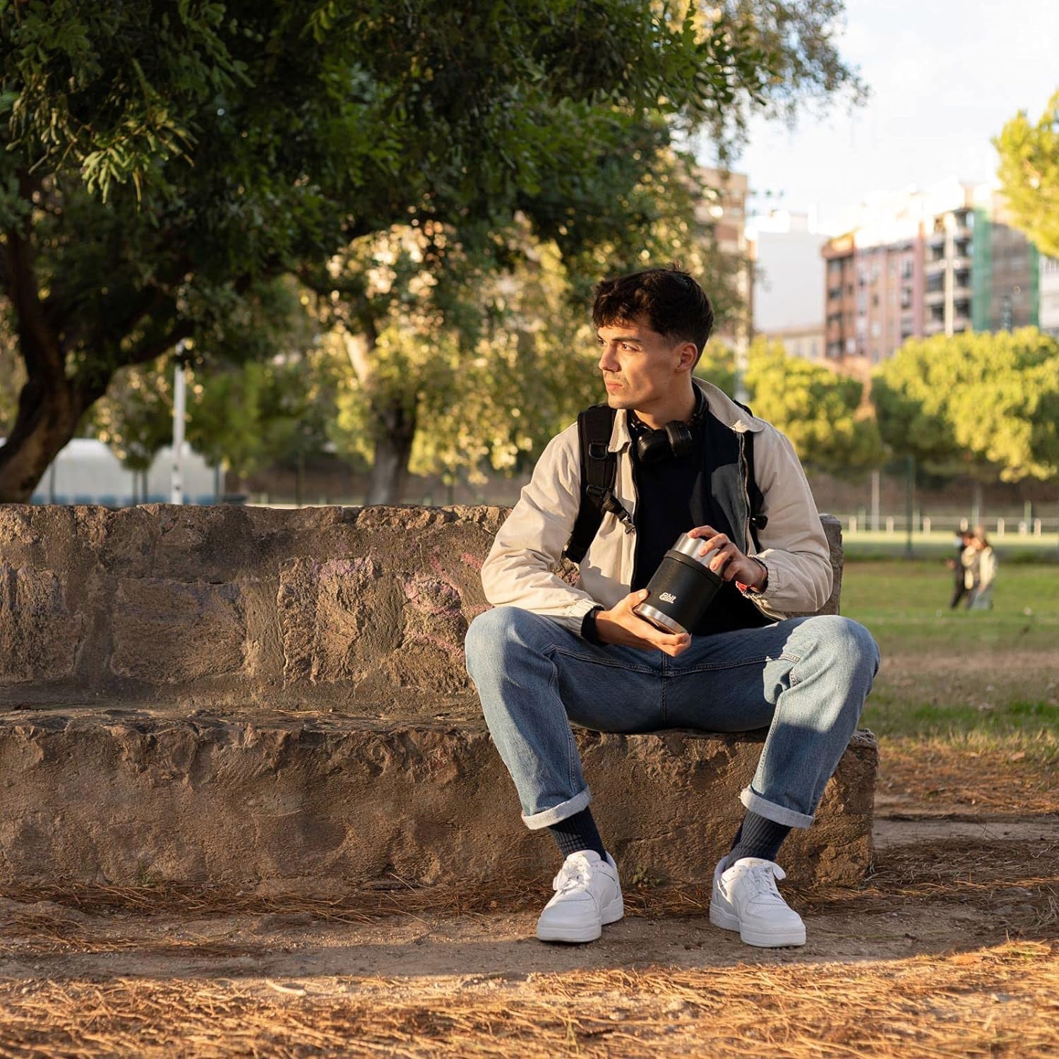 Thermos de repas Sculptor Food Jug 500 ml Esbit - Black