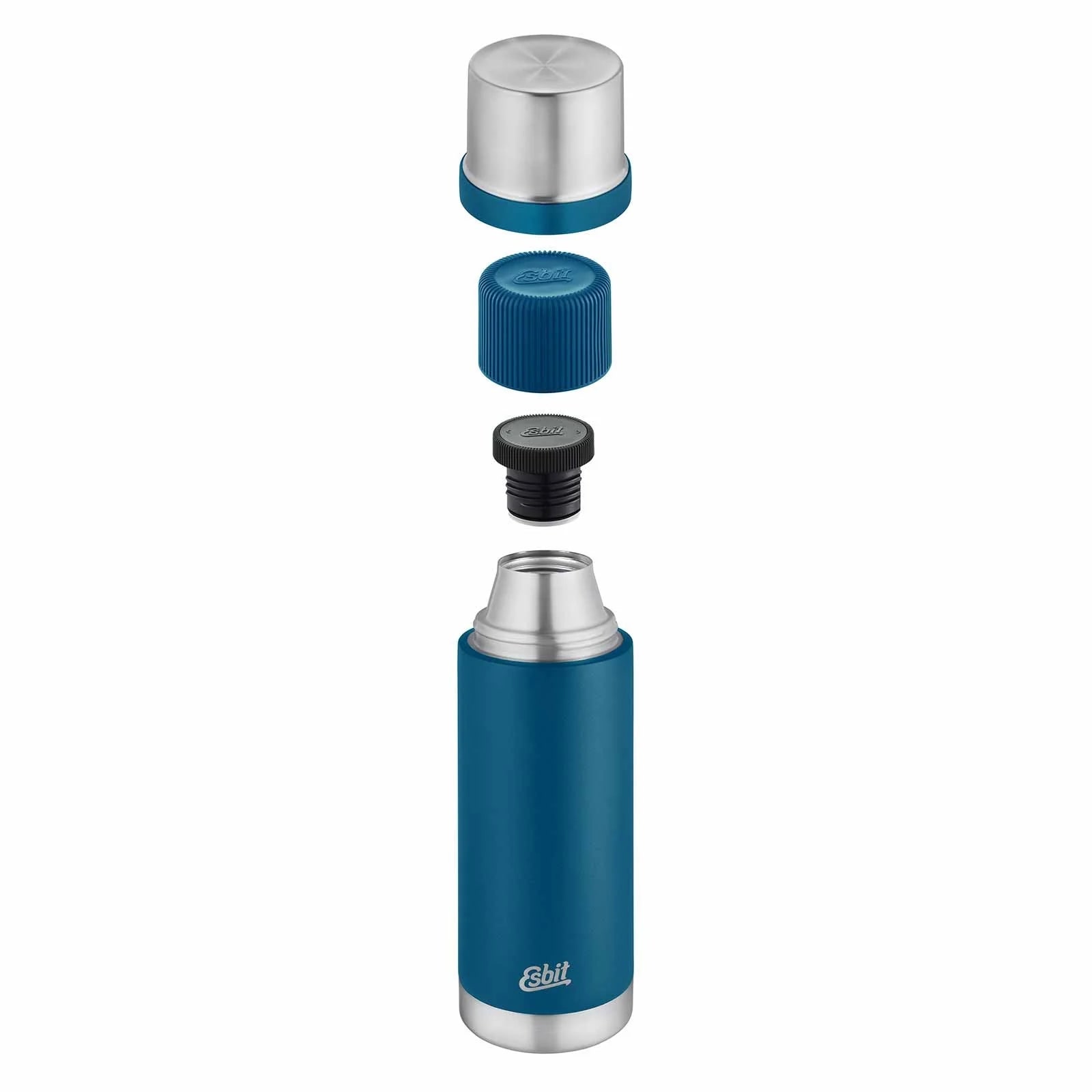 Thermos Sculptor Vacuum Flask 1 L Esbit - Polar Blue