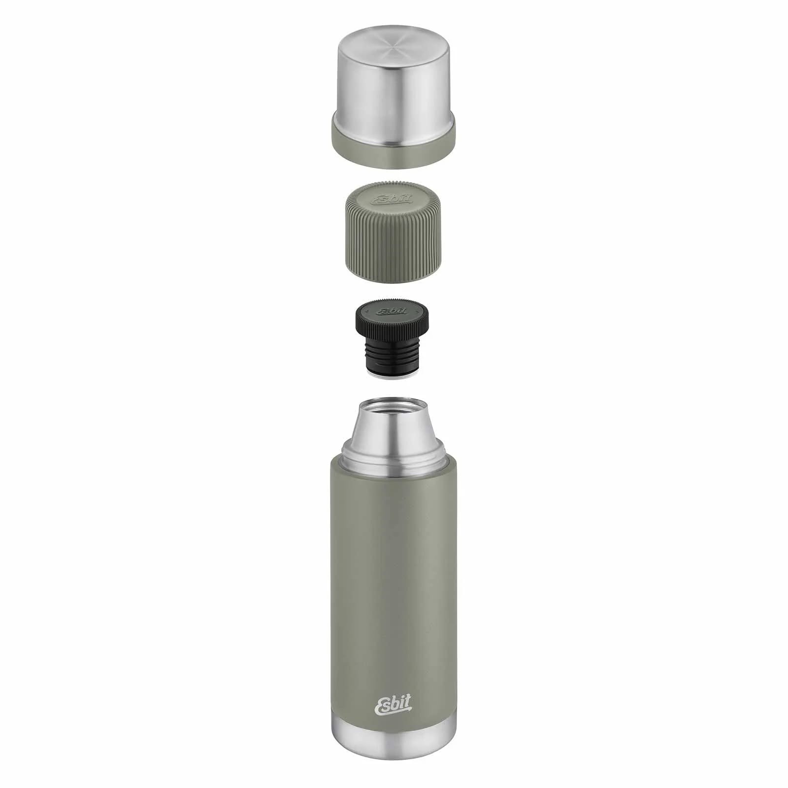 Thermos Sculptor Vacuum Flask 1 L Esbit - Stone Grey
