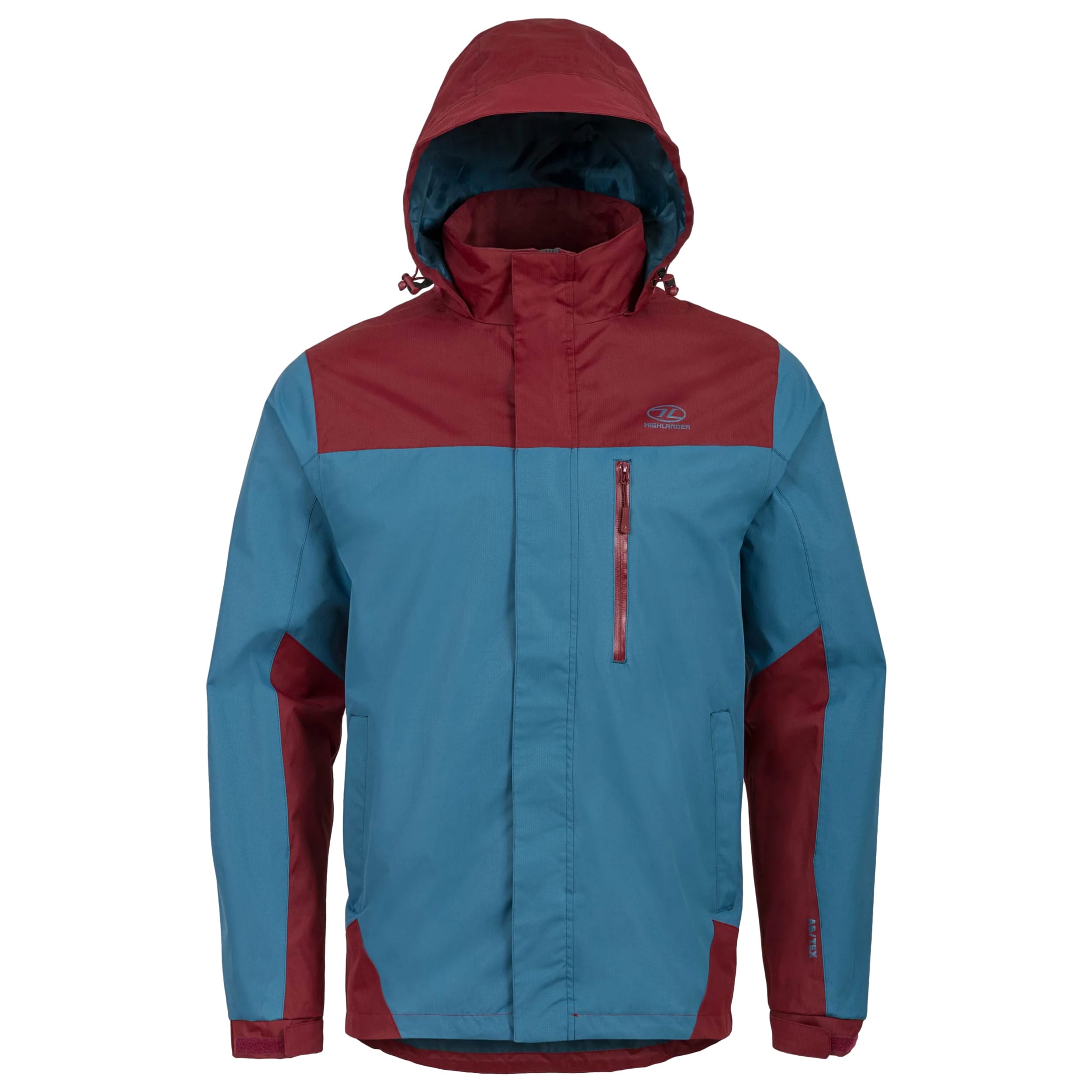 Veste Kerrera Highlander Outdoor - Petrol / Burgundy