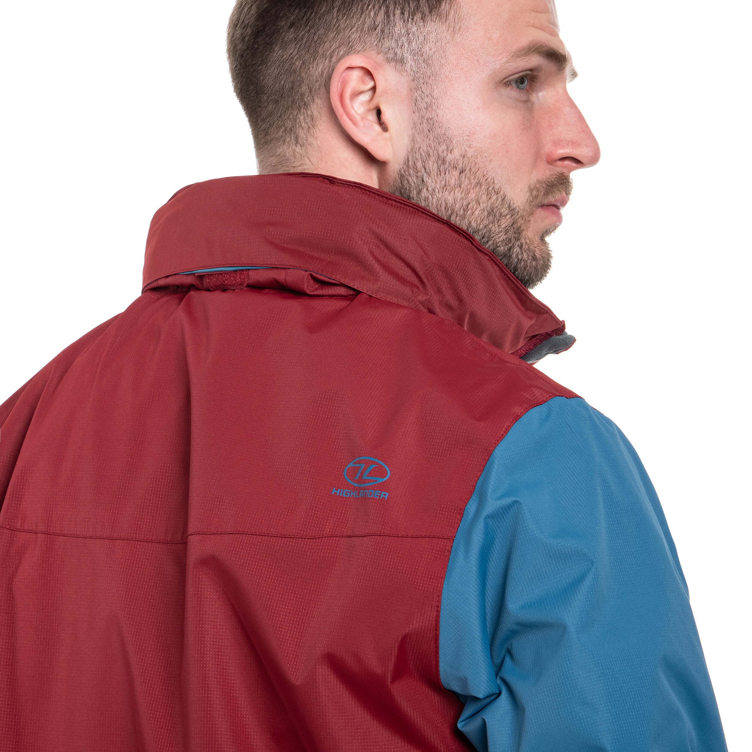 Veste Kerrera Highlander Outdoor - Petrol / Burgundy