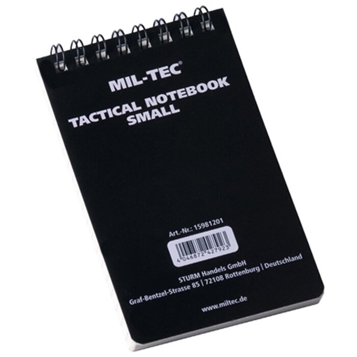 Bloc-notes étanche Tactical 75 x 130 mm Mil-Tec