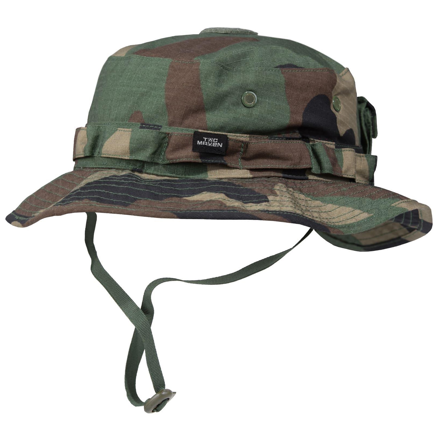 Chapeau Tac Maven Jungle Hat Rip-Stop Pentagon - Woodland