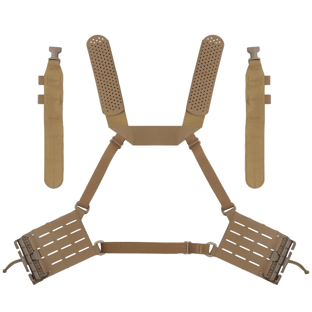 Bretelles tactiques Chest Rig Arc Wosport  - Coyote Brown