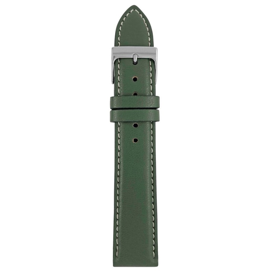 Ceinture en cuir recyclé pour les montres Zeppelin - Green 20 mm