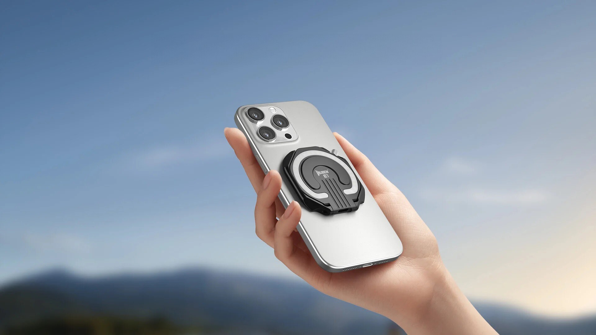 Lampe E1 EDC Selfie Light Portable Ring Light Black - 300 lumens Wuben