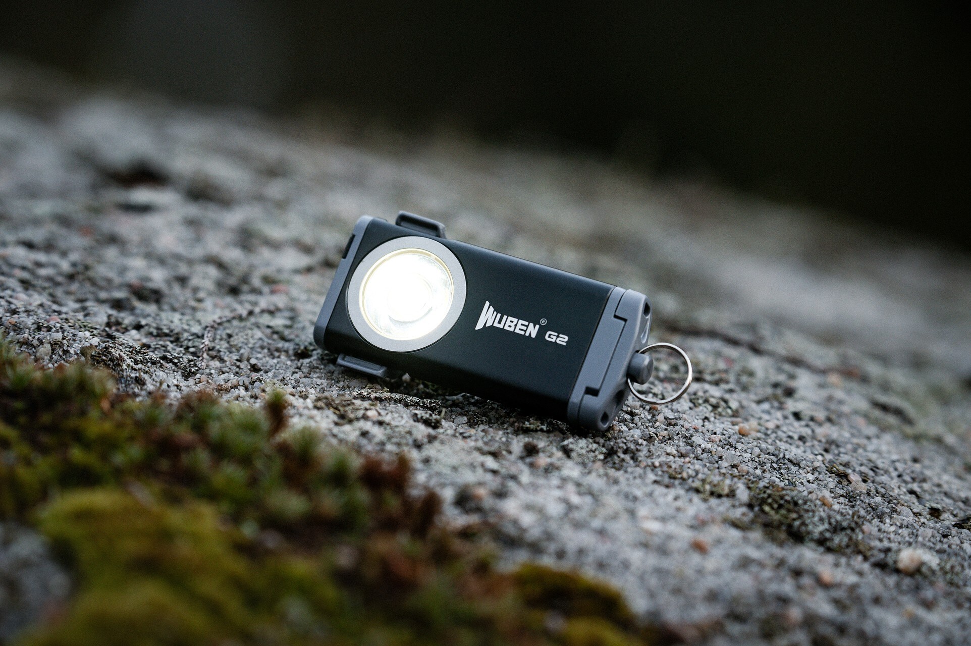 Porte-clés lampe de poche G2 500 lumens Wuben - Black
