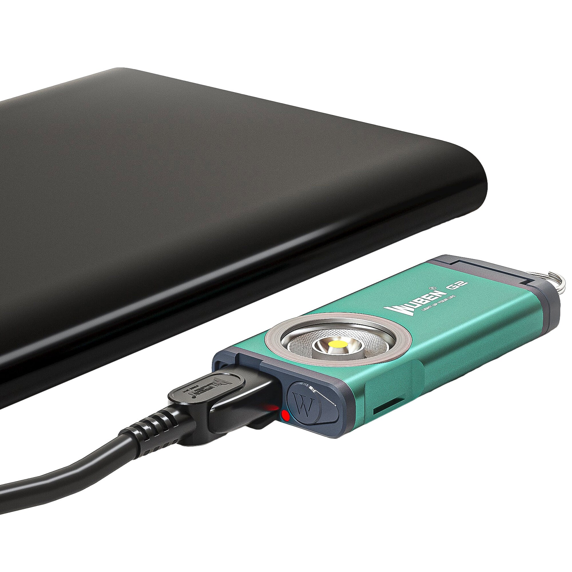 Porte-clés lampe de poche G2 - 500 lumens Wuben - Green