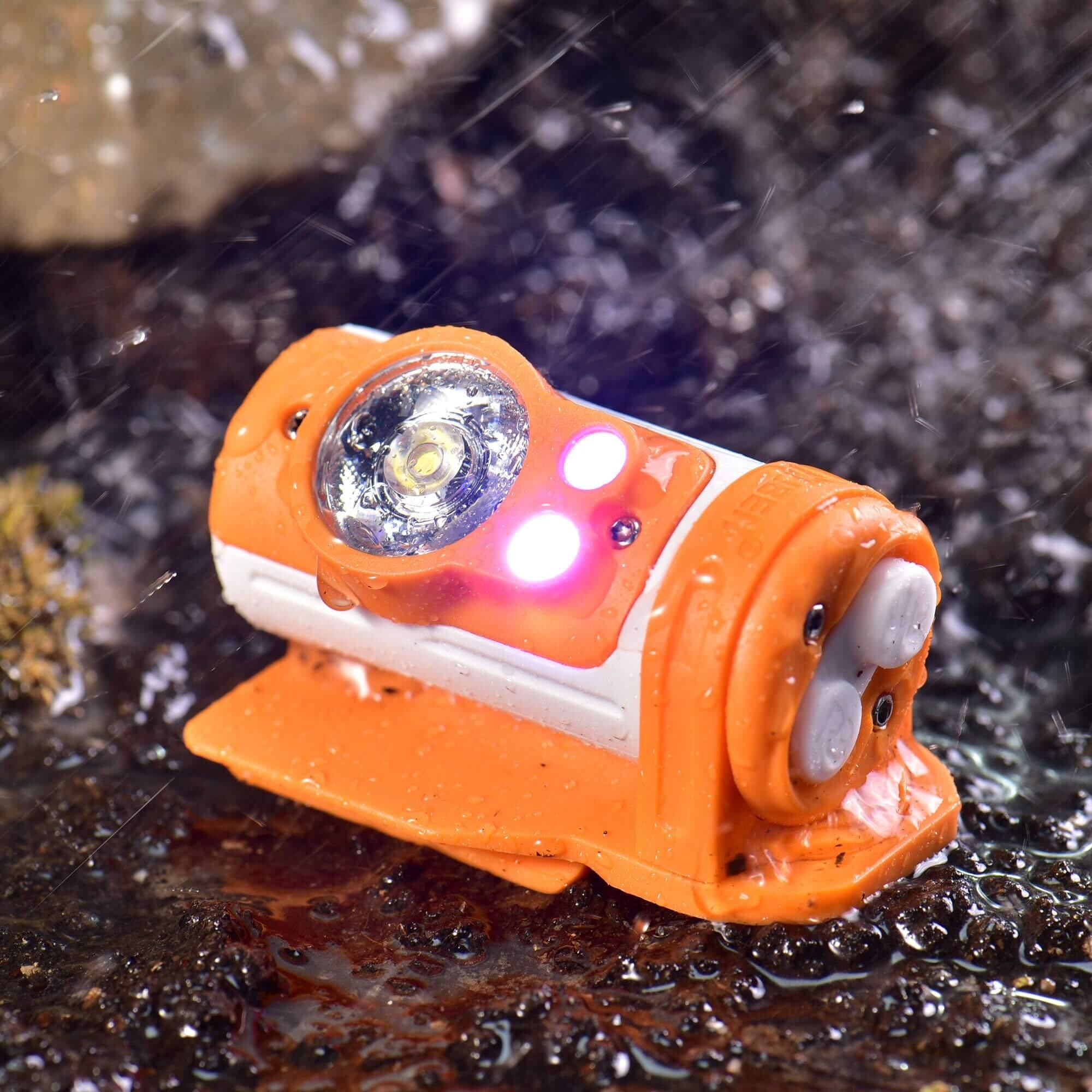 Lampe frontale H3 - 120 lumens Wuben - Orange