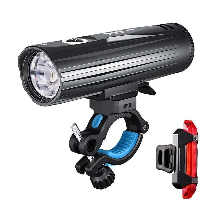 Éclairage avant de vélo B2 1300 lumens Wuben - Black