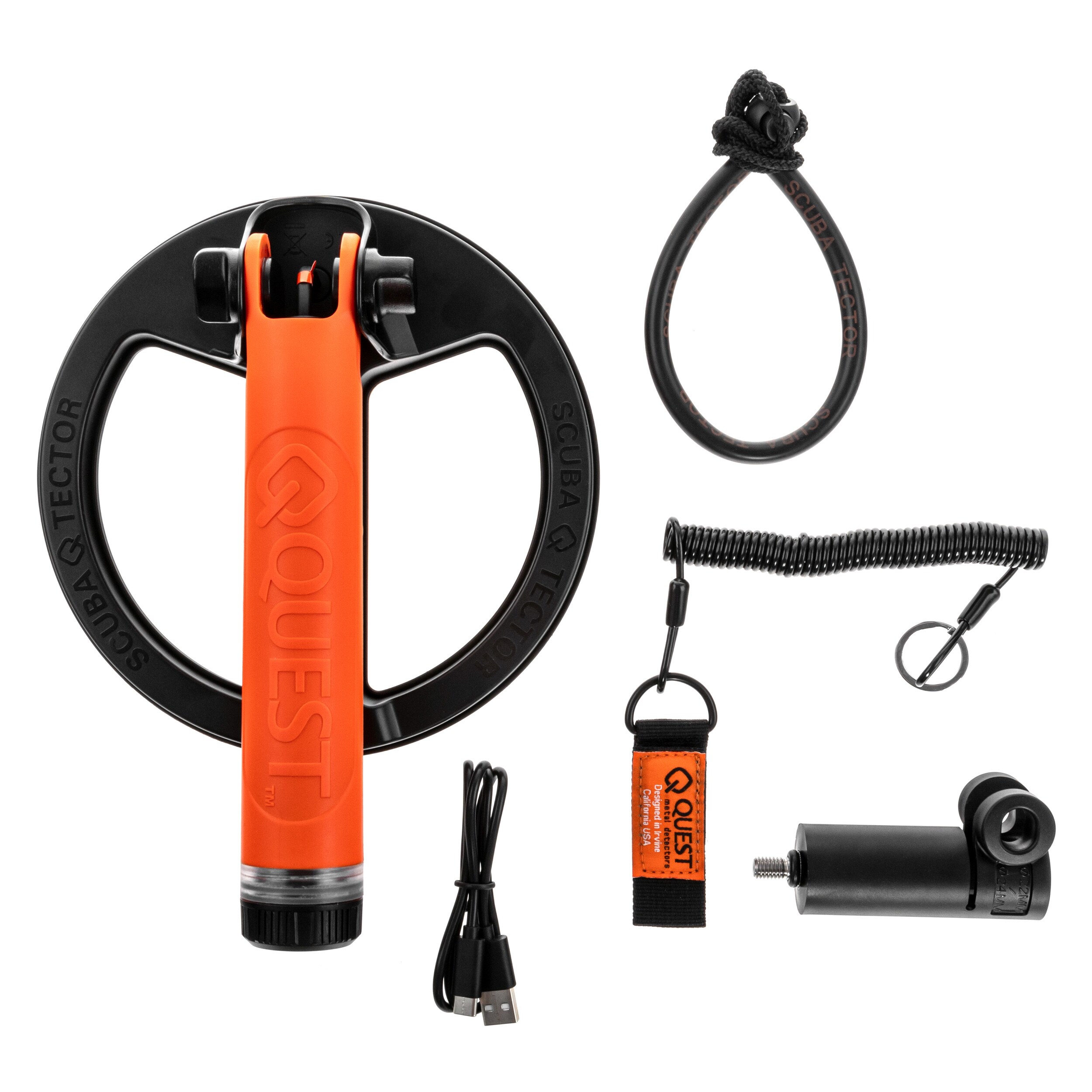 Détecteur de métaux Quest Scuba Tector Pro avec bobine STP 20