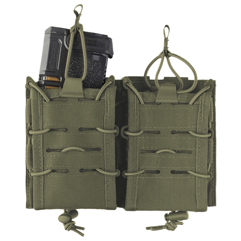 Double pochette Open Flex Double Mil-Tec - Olive