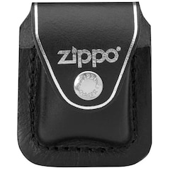 Étui en cuir pour briquet avec clip Zippo - Black