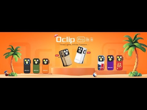 Lampe de poche rechargeable Oclip Pro - 500 lumens Olight