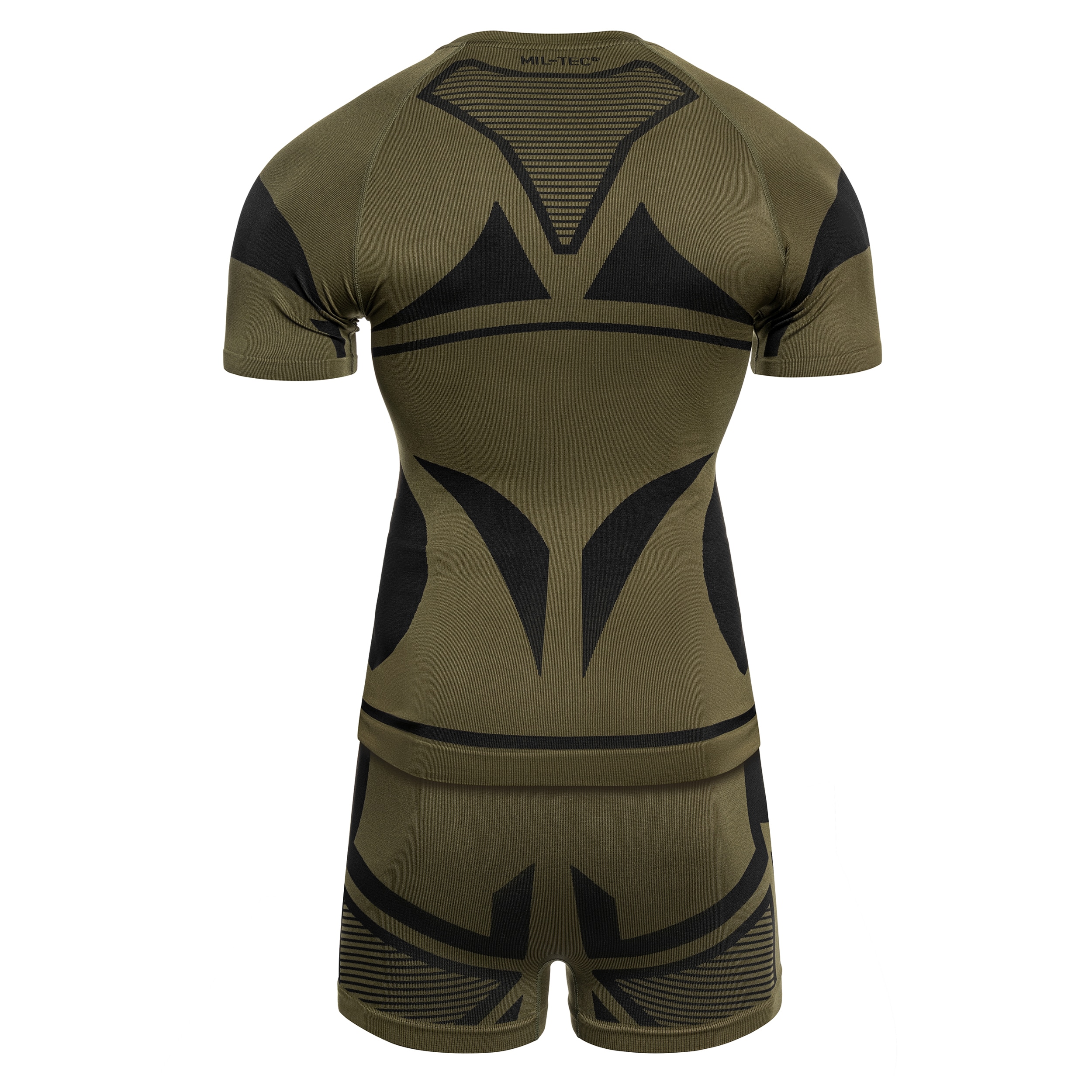 Sous-vêtements thermoactifs court 4-Way Stretch Performance Mil-Tec - Olive