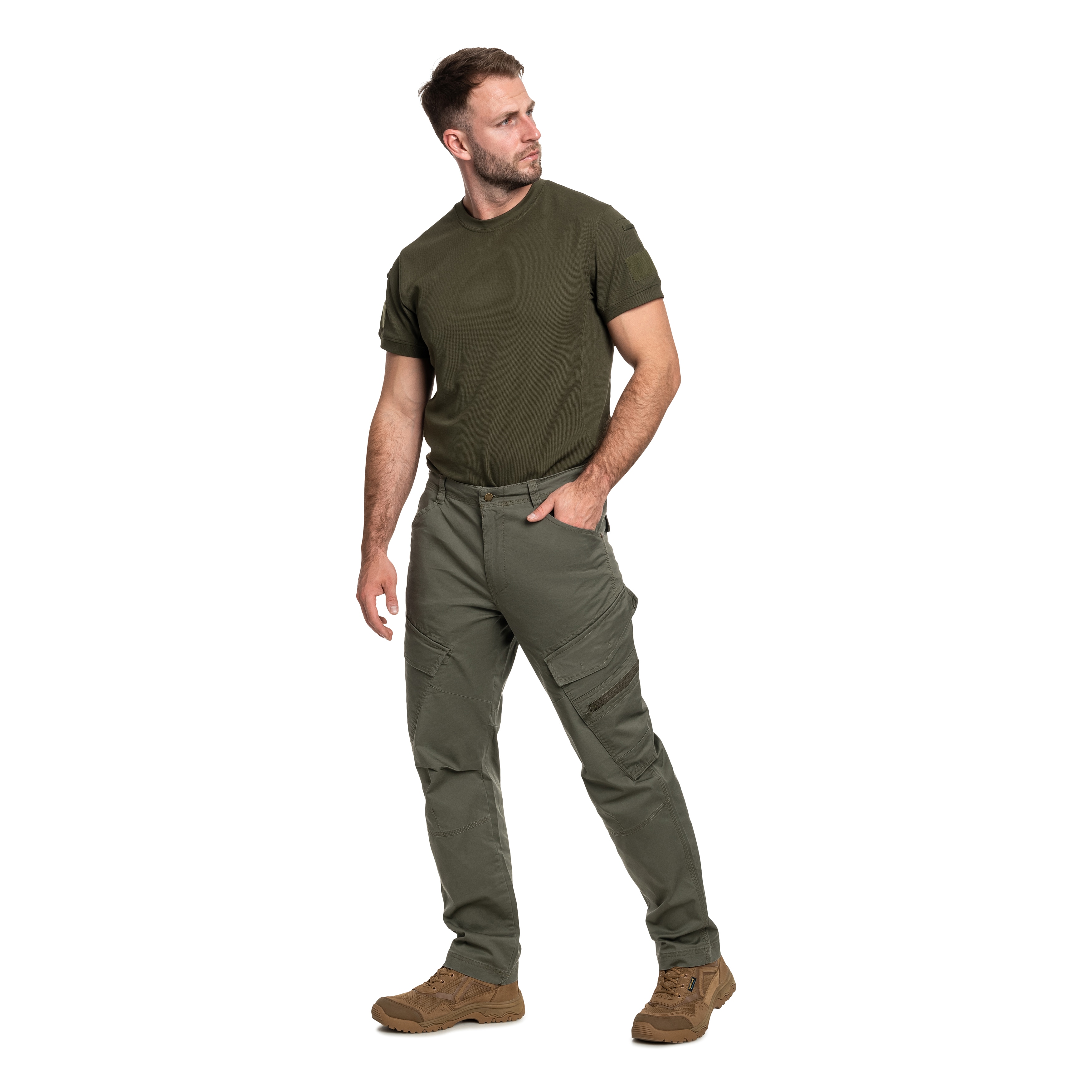 Pantalon Adven Slim Fit Brandit - Olive