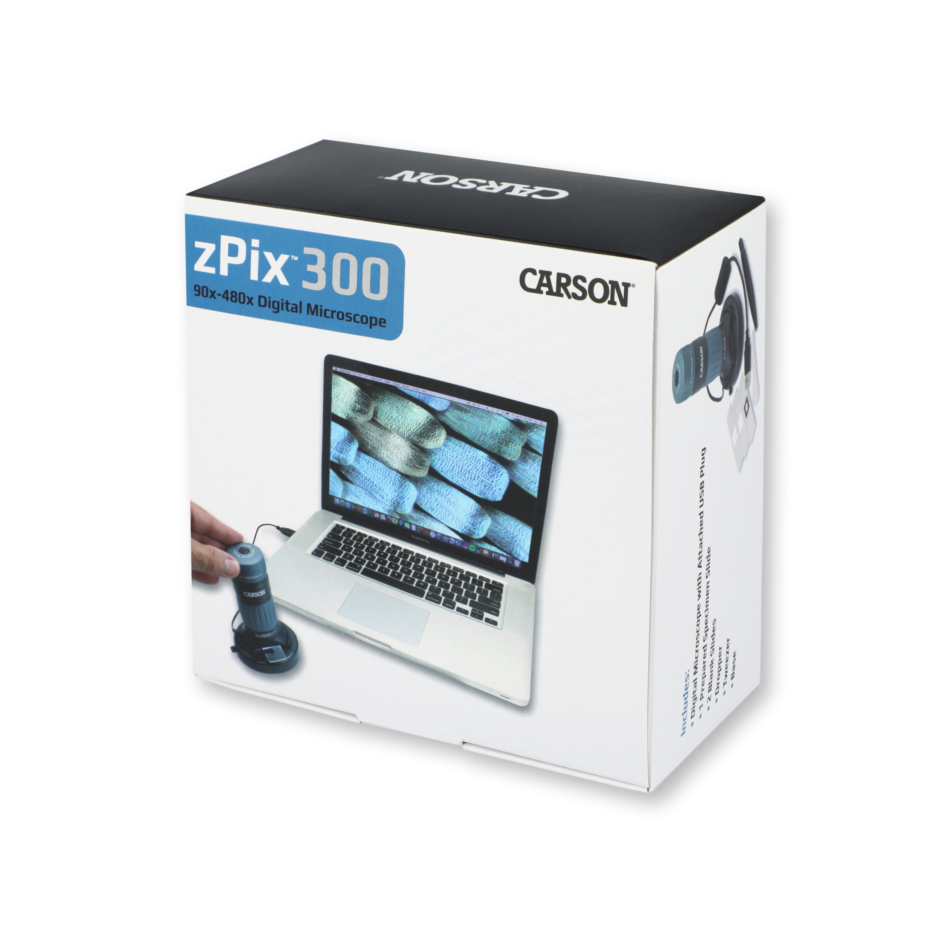 Microscope de poche zPix 300 86-457x Carson