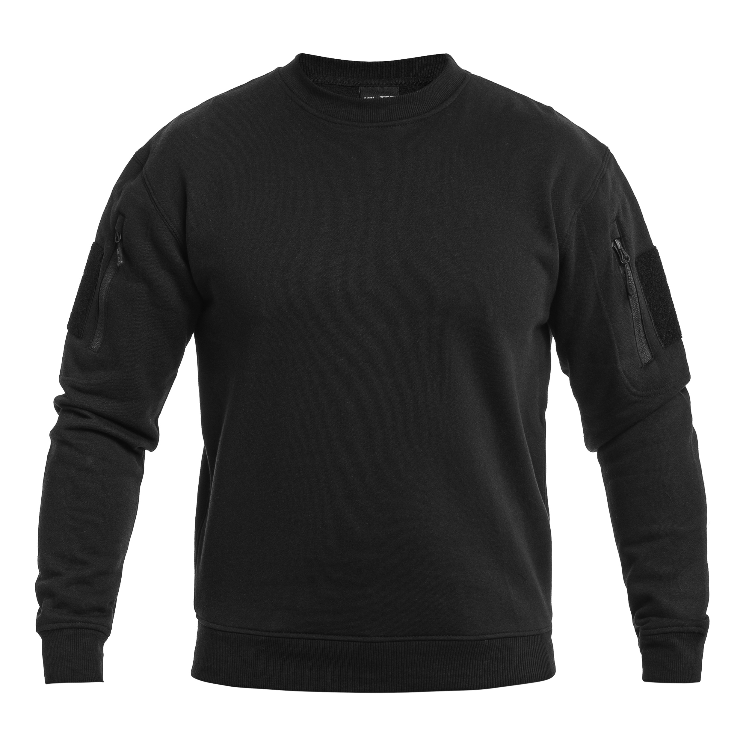 Sweatshirt Tactical Sweatshirt Round Neck Mil-Tec - Black