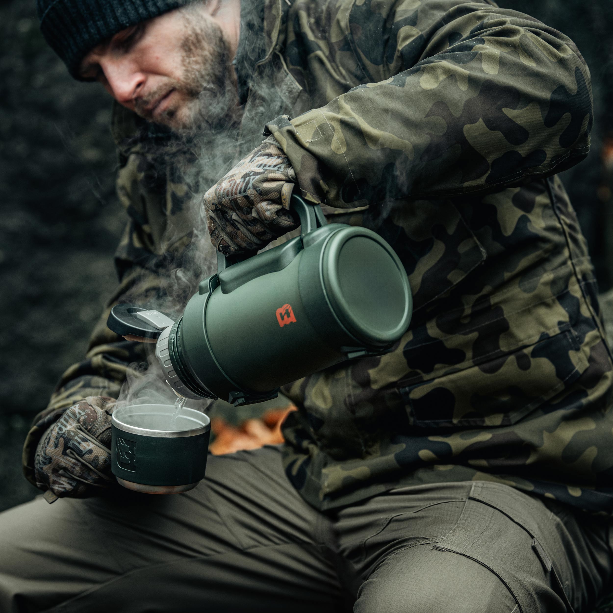 Thermos 1,3 L Badger Outdoor - Olive