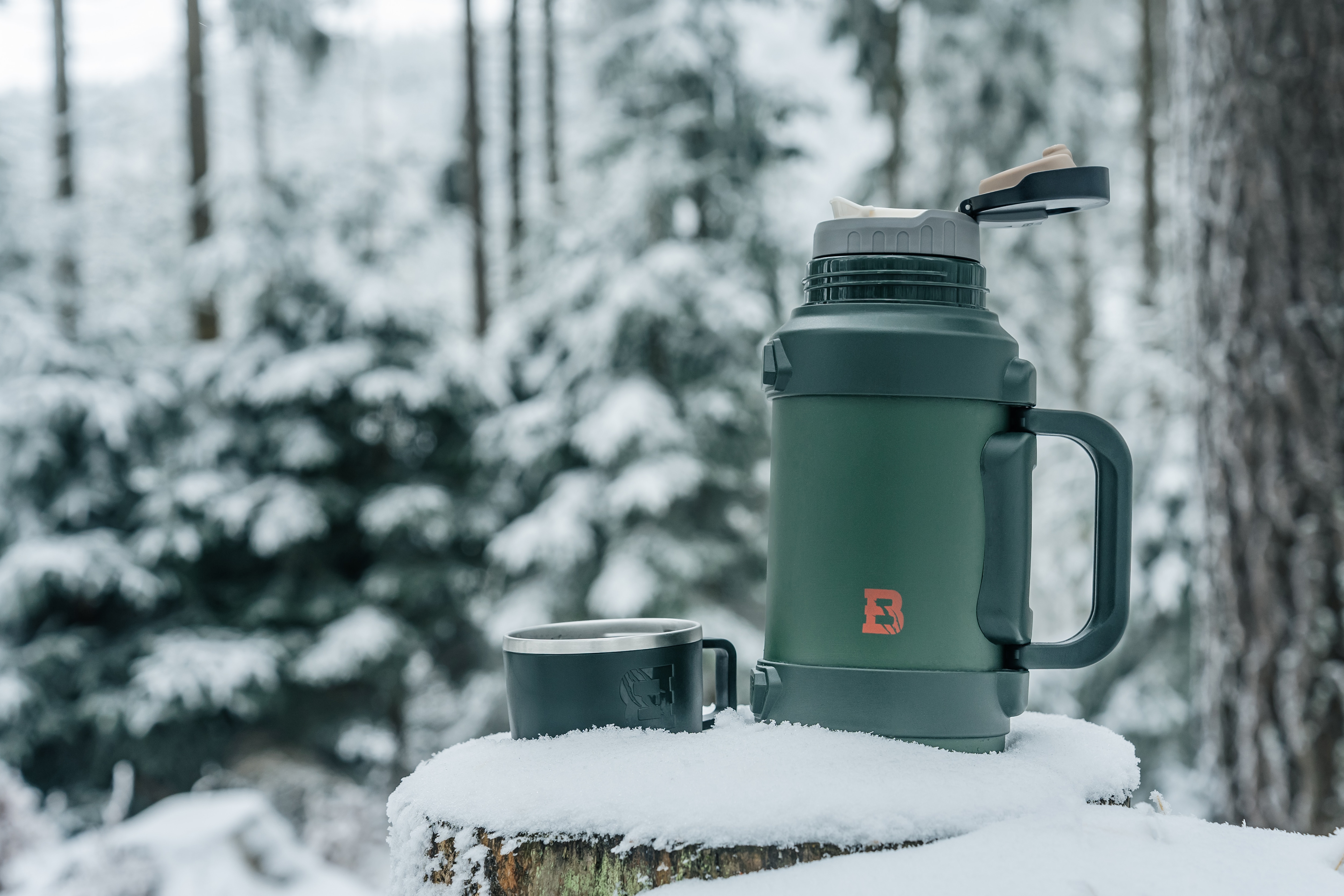 Thermos 1,3 L Badger Outdoor - Olive