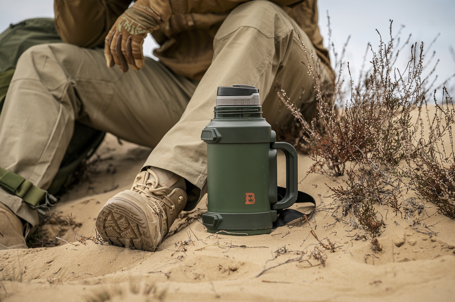 Thermos Big Boy 1,3 L Badger Outdoor - Olive