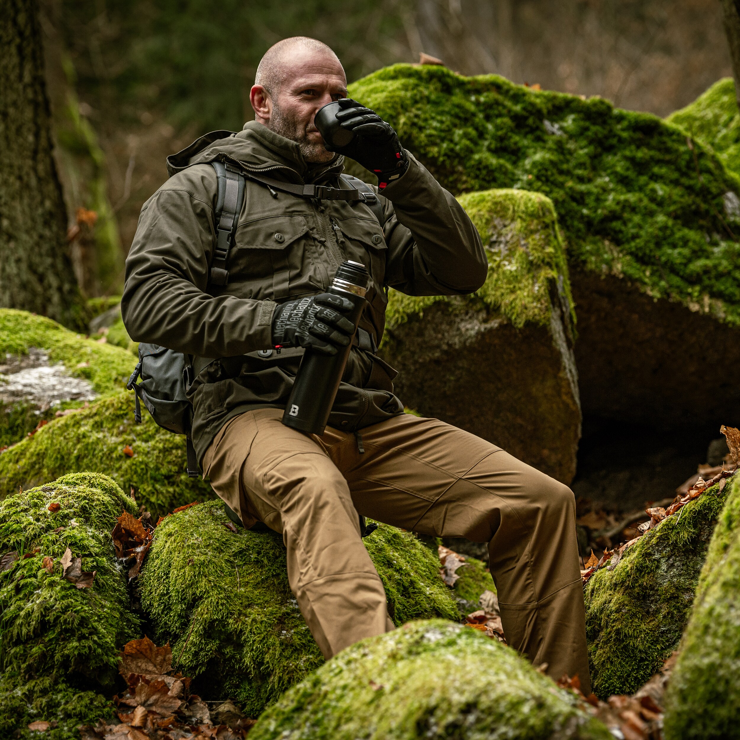 Thermos Liquid 1 L Badger Outdoor - Black