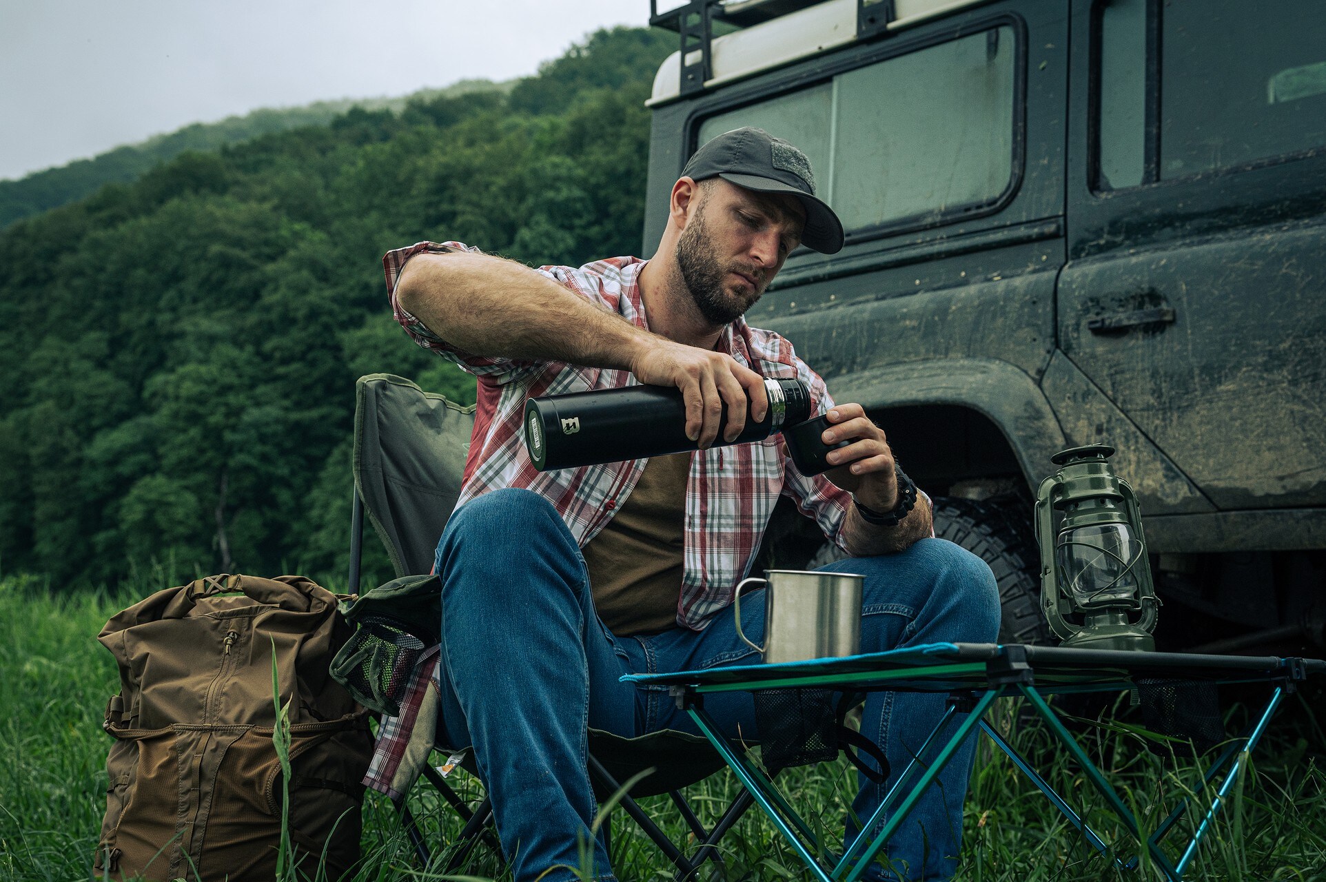 Thermos Liquid 750 ml Badger Outdoor - Black