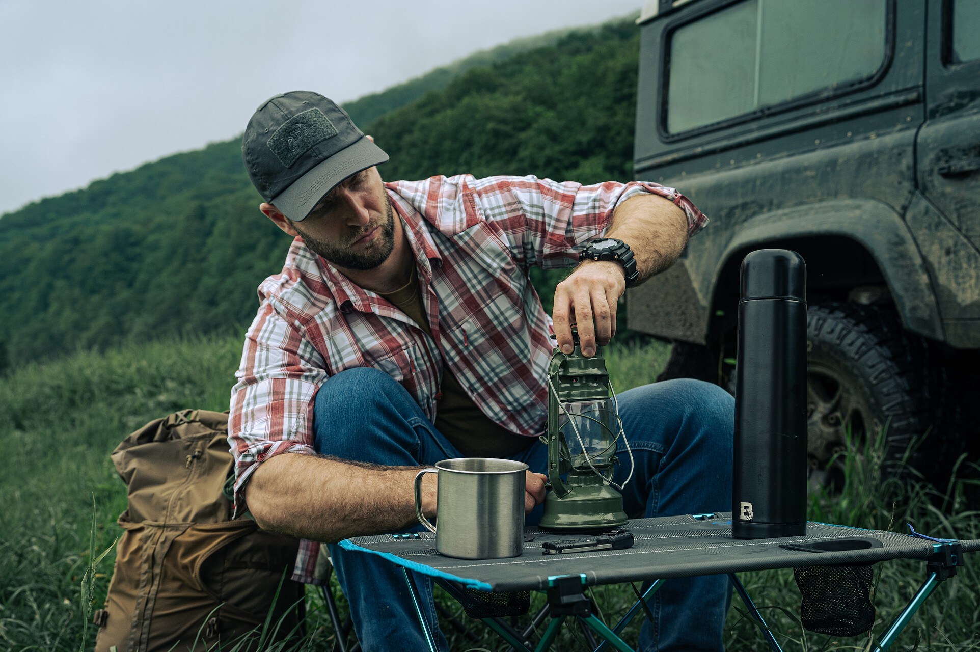 Thermos Liquid 750 ml Badger Outdoor - Black