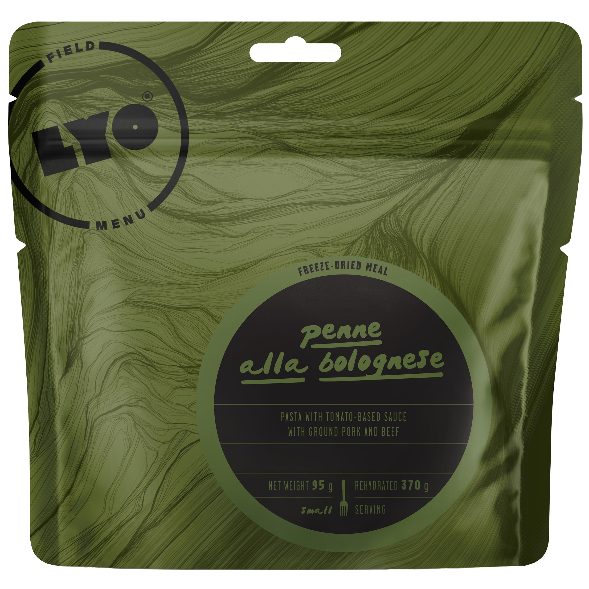 Aliments lyophilisés Field Penne bolognese 370 g LYOFOOD