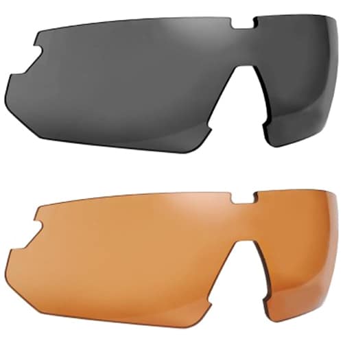 Lunettes tactiques LanRay Zestaw Shooting Pro Helikon - Black/Clear