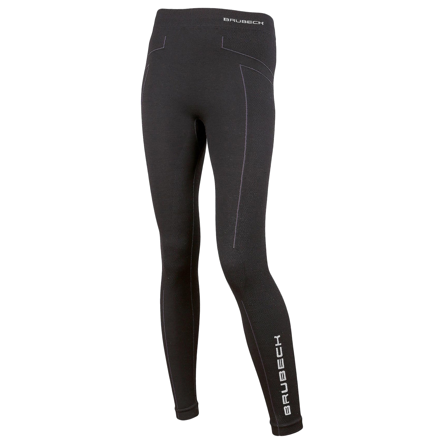 Leggings thermiques pour femmes Extreme Wool Brubeck - Noir