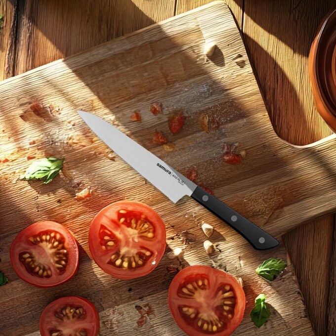 Couteau de cuisine dentelé Harakiri 15 cm Samura