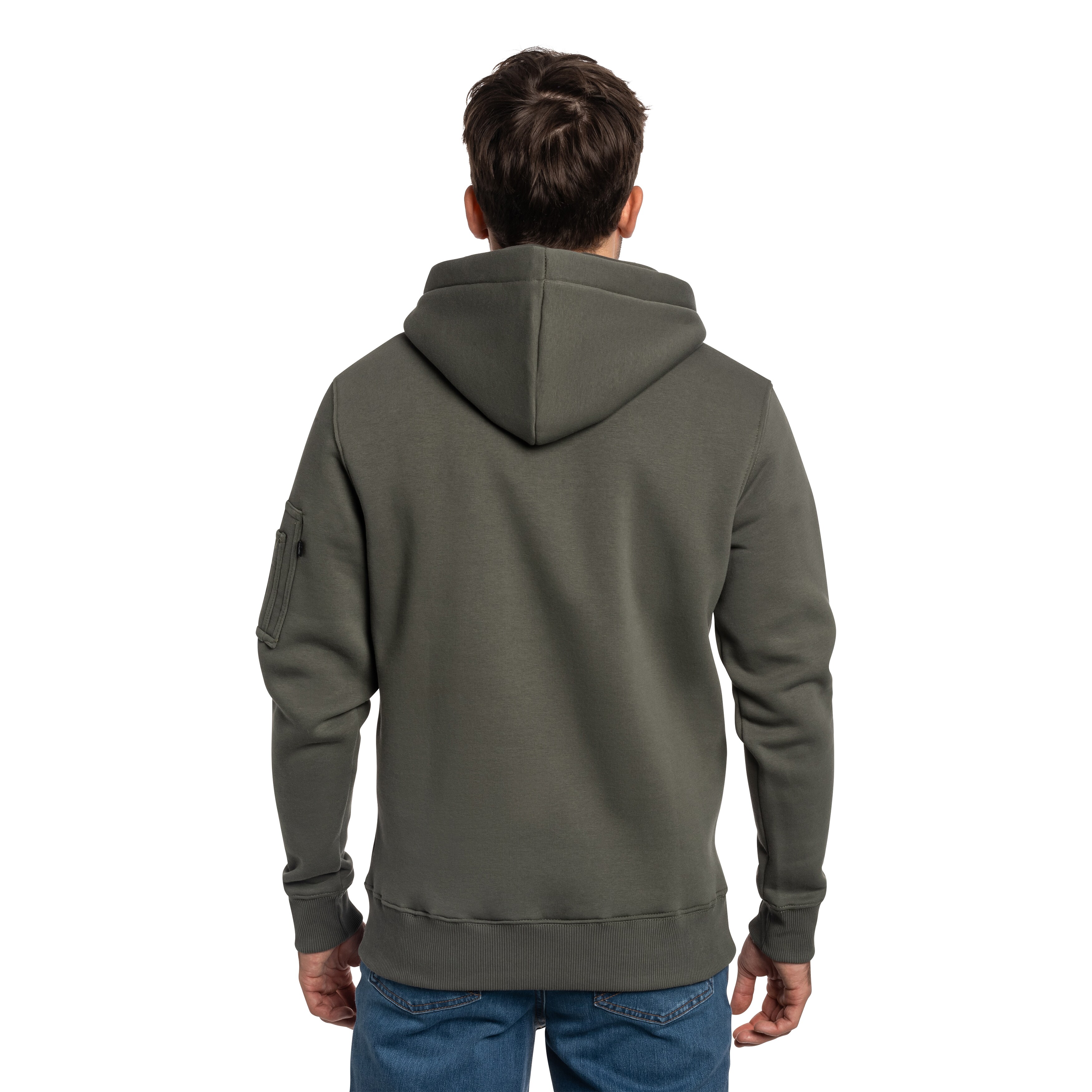 Sweatshirt Alpha Puff Print Hoodie Alpha Industries - Dark Olive