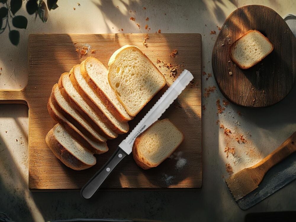 Couteau de cuisine Harakiri à double face - pour le pain et les aliments surgelés Samura