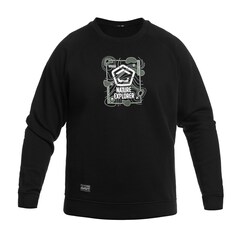 Sweatshirt Hawk Nature Explorer Pentagon - Black