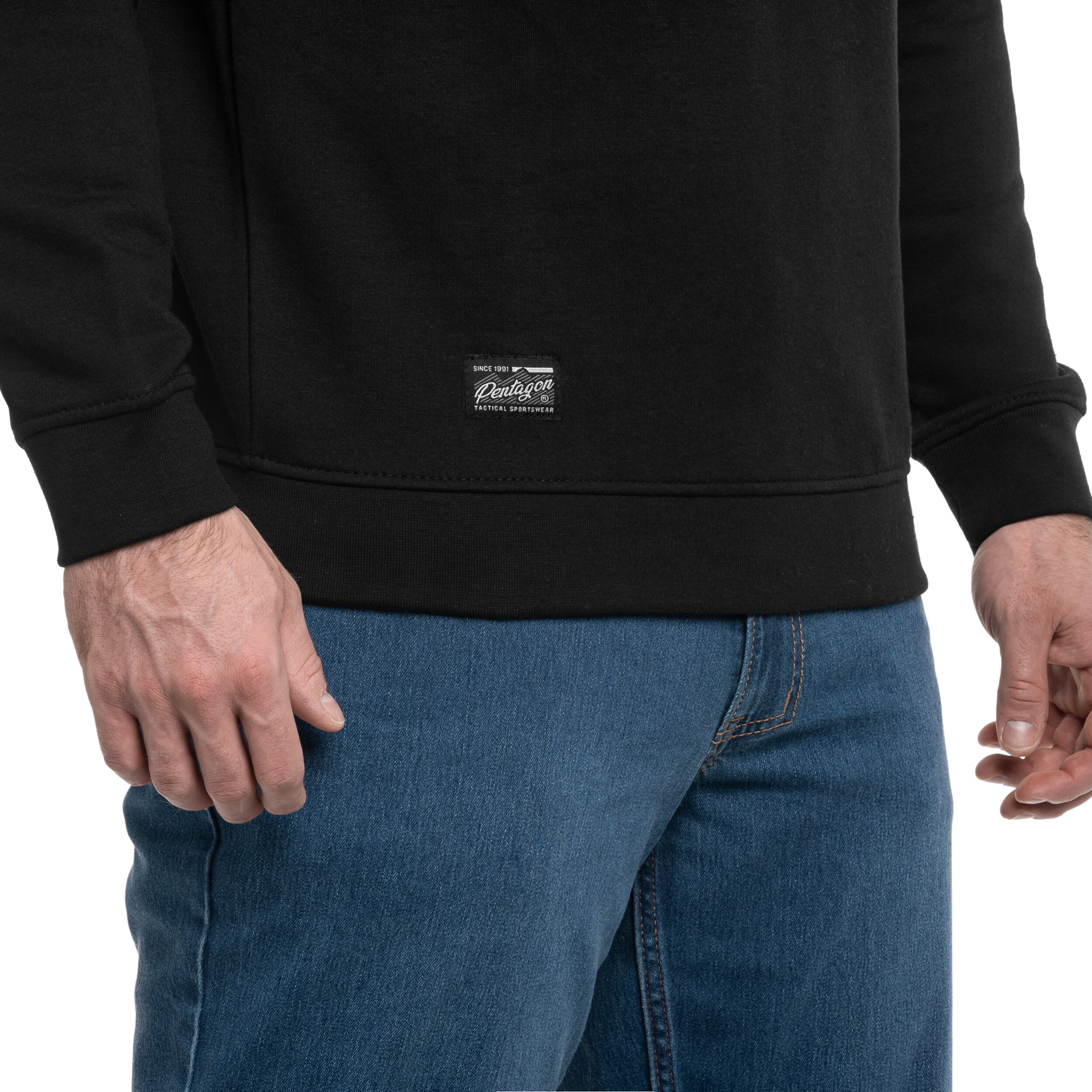 Sweatshirt Hawk Nature Explorer Pentagon - Black