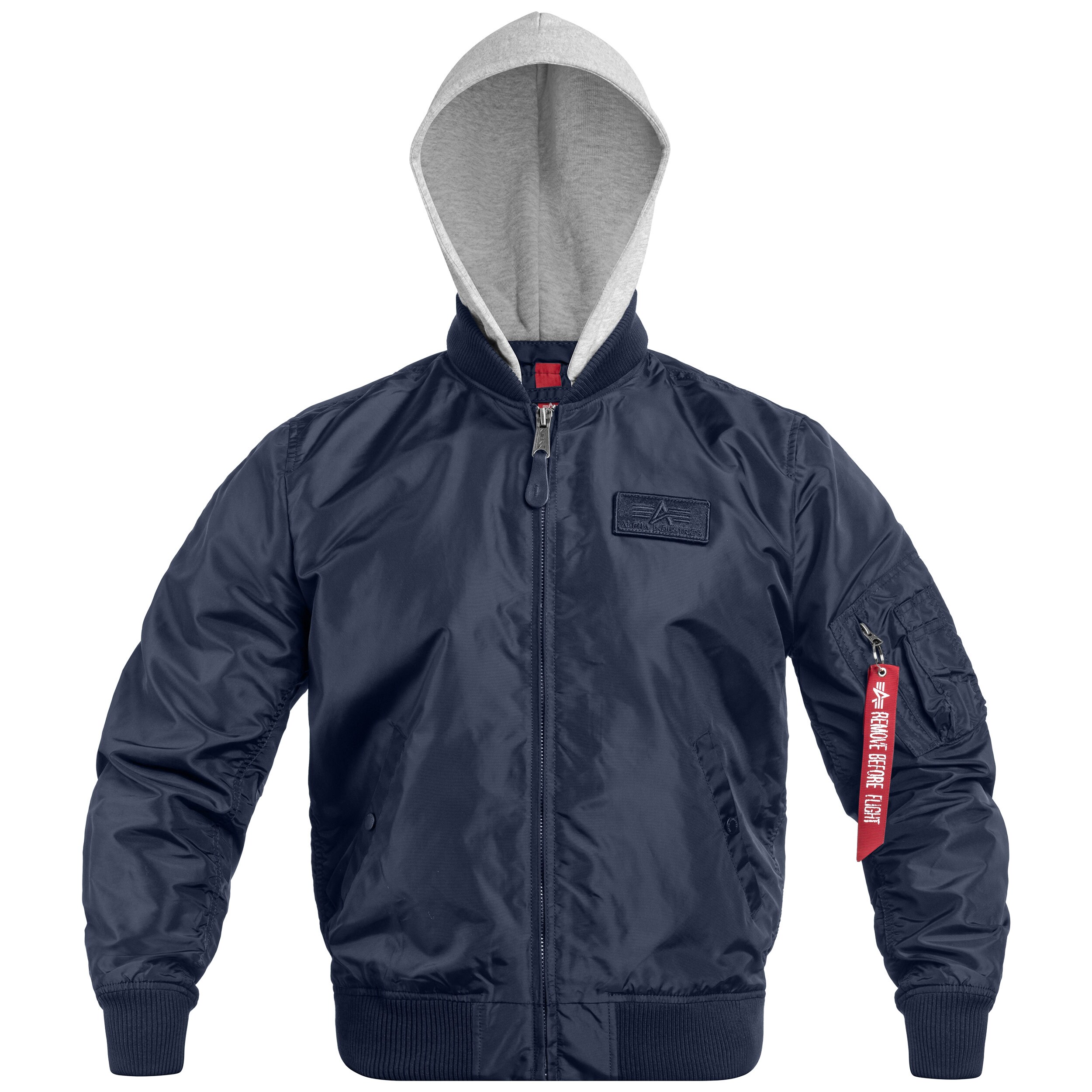 Veste MA-1 TT Hood Alpha Industries - Replica Blue