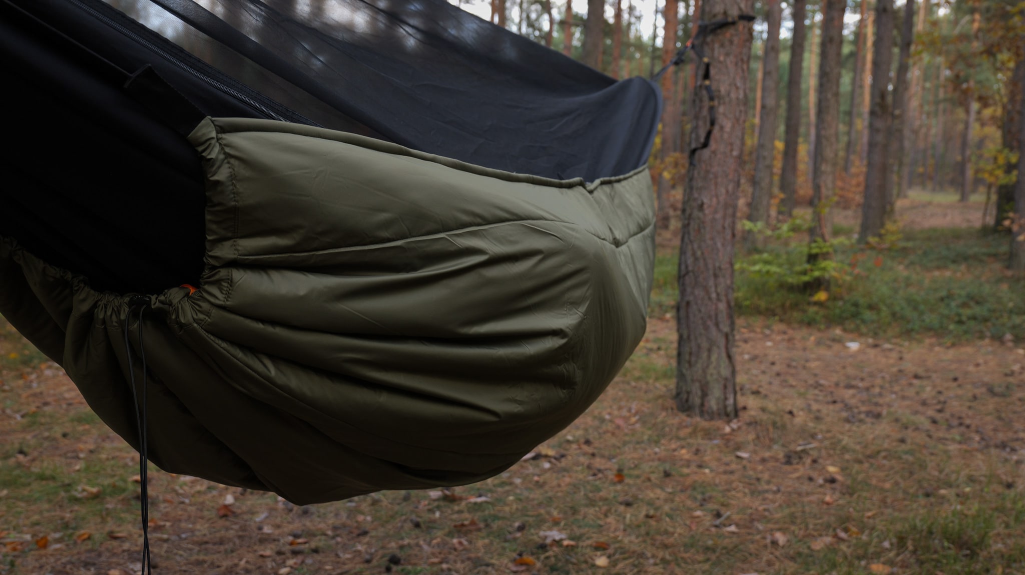 Doublure de hamac Underquilt Marra 2.0 200 cm TigerWood - Rescue/Olive