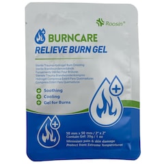 Pansement hydrogel Burncare Relieve Burn Gel 5 x 5 cm Roosin