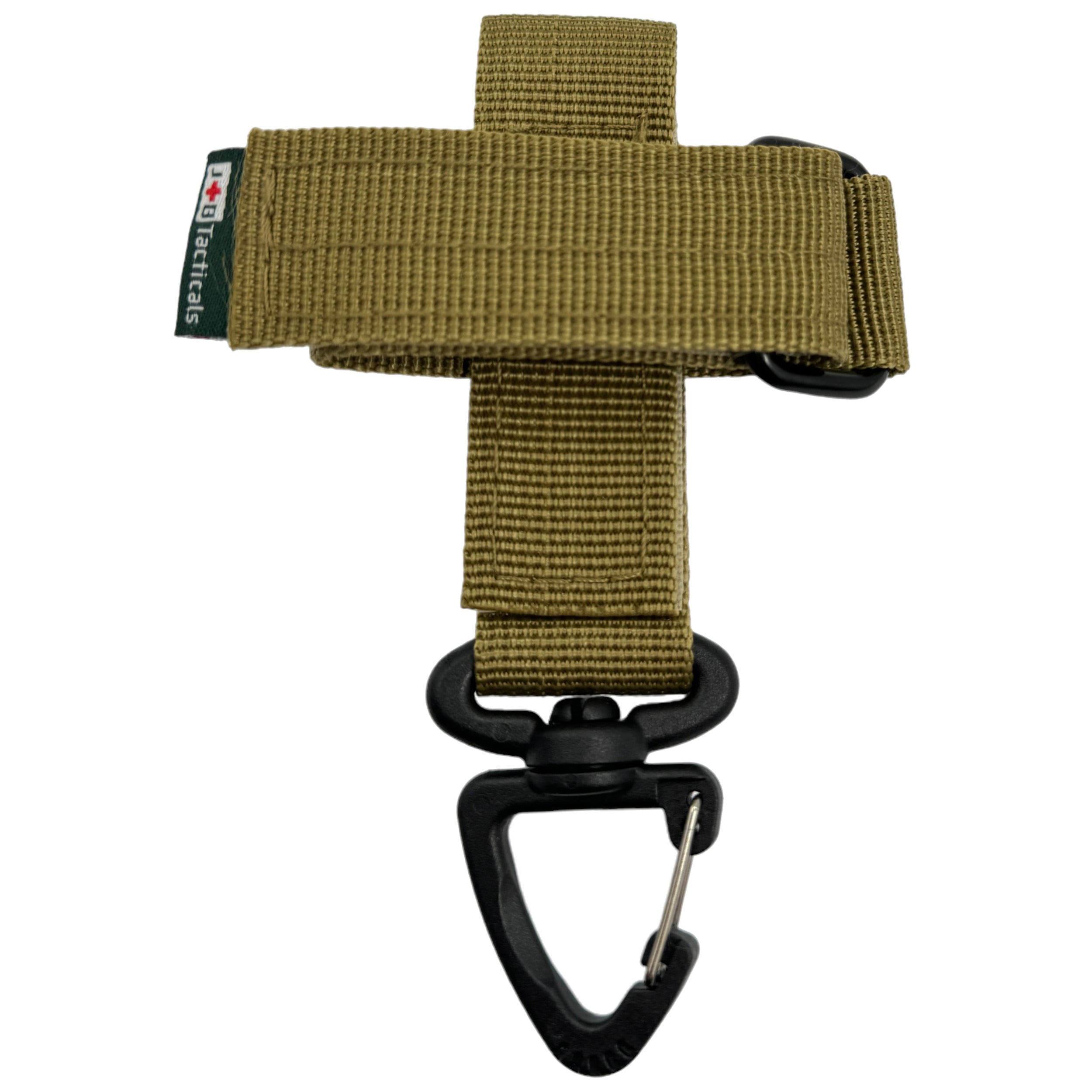 Porte-gants MOLLE avec mousqueton JB Tacticals - Brown